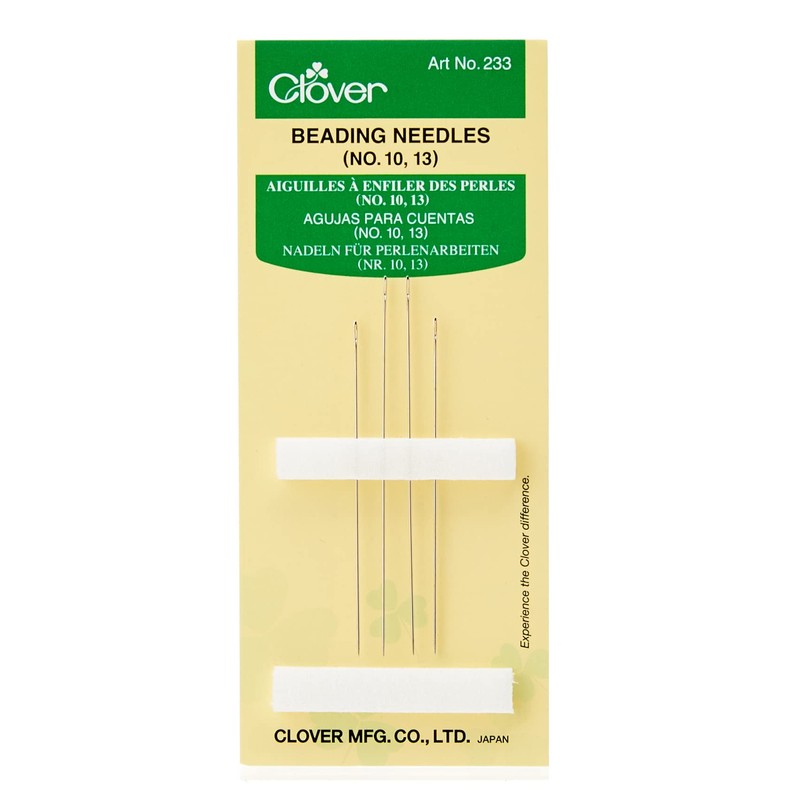 Clover Beading Needles, No. 10-13