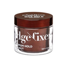 KISS COLORS & CARE 24 Hour Maximum Hold Scented Edge Fixer, Biotin B7 Infused, All Hair Types, Non-Greasy Gel, No Flaking, 100 mL (3.38 US fl. oz.) - Coconut Scent