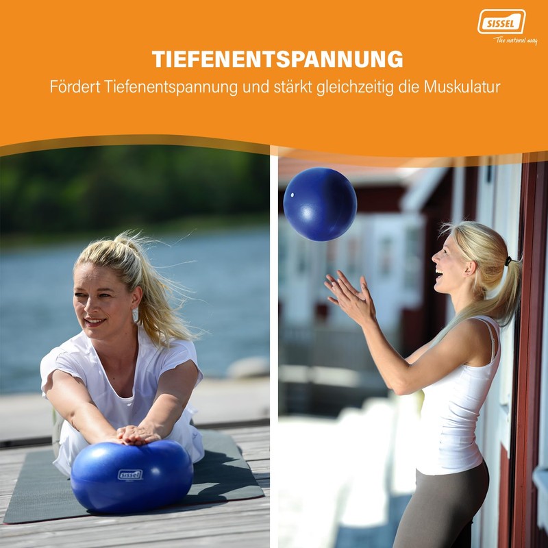 Sissel Balón de Ejercicio Ball, grau, FR (Taille Fabricant :