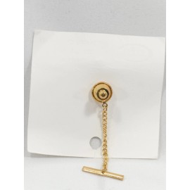 GA-REL NORTH CAROLINA STATE SEAL GOLD TIE PIN C504 STYLE SHERIFF DEPARTMENT BADGE