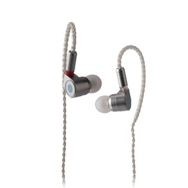 TINHIFI T2 DLC Earphone Dual Dynamic Earbuds Strong Rhythm Metal Earphones Silver Interchangeable Cable