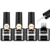 AIMEILI Builder Gel Top Coat Base Coat 4 x 8ml