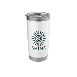 Minimalist Sunshine Design Stainless Steel Insulated Tumbler