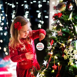 Teacher Christmas Ornaments 3'' It Takes Big Heart to Shape Little Minds Christmas Ornament Gifts for Teachers, Teacher Appreciation Gifts for Women