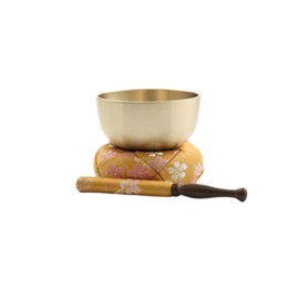 Kyoto Buddhist Altar Hayashi Modern Buddhist Utsugu Mio Rin Round Futon Set, 2.5 Size, Yellow [Mini Cloth Set for Buddhist Altar Cloth]