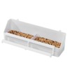 Kisangel Bird Cage Feeder Cup 3pcs - Double Grid Design