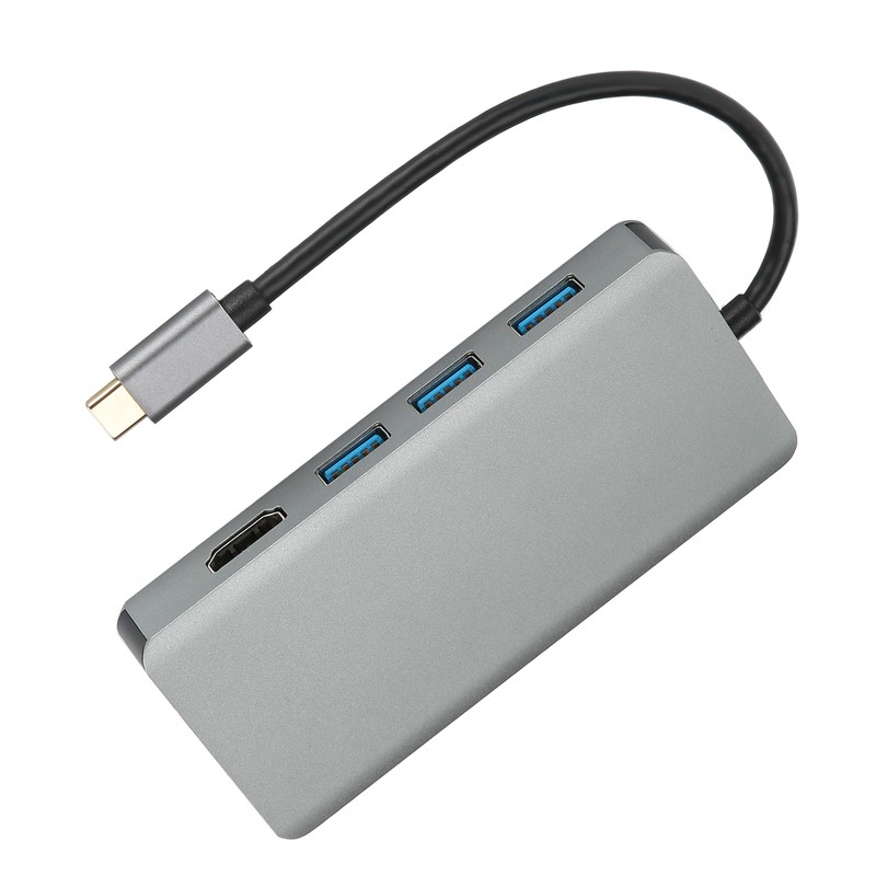 Hub Adapter TypeC to HDMI Cable VGA Converter USB B0504