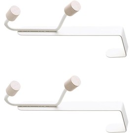 Ganchos Multiusos para Puerta Ipetboom 2 pzas – Hierro Blanco sin Rastro