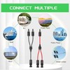 LiuBaiWuQuStars 6pcs mc4 y connectors, Solar Y Branch Connectors Extra