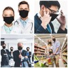 Black Masks Disposable, Black Face Masks for Adults - 4