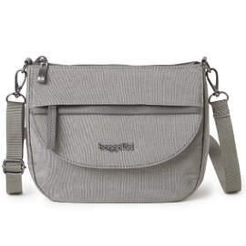 Baggallini womens 2.0 Pocket Crossbody 2 0 with RFID, Sterling Shimmer, One Size US