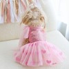 Yaopelky Small Dog Princess Dresses Sparkly Sequin Dog Cat Dress
