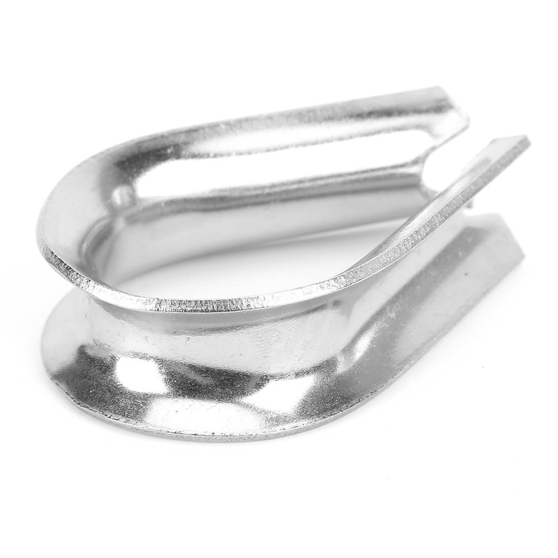 Wire Rope Cable Thimbles, 4 Pieces 12 mm M12 Stainless