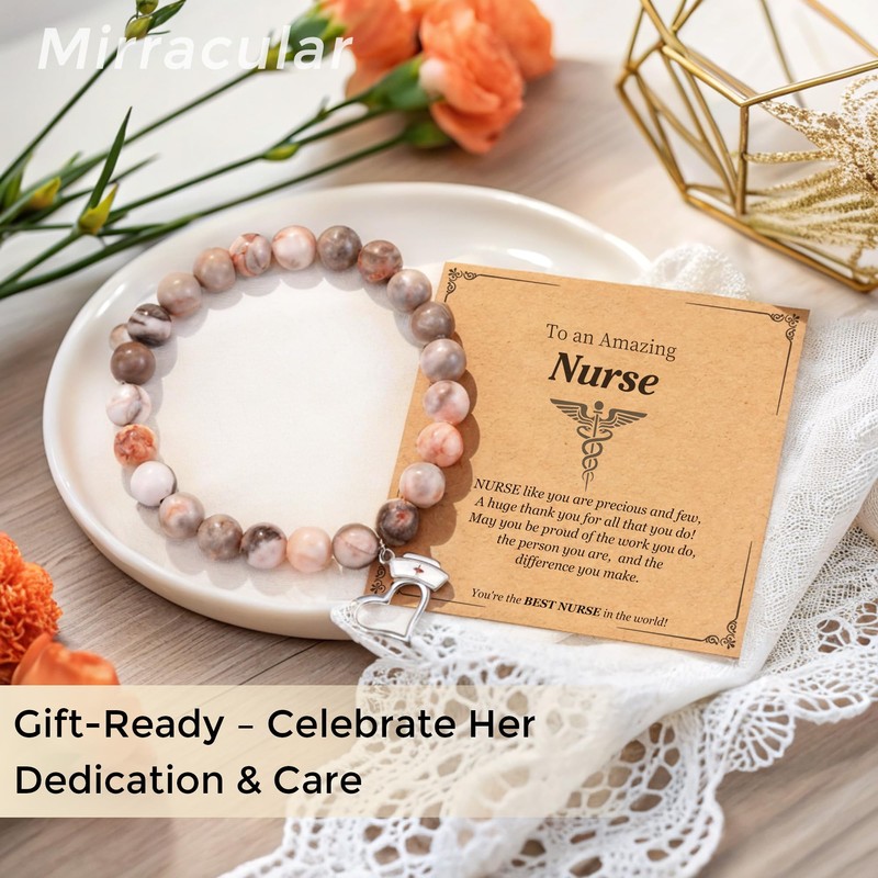 Gifts for Nurses Women Bracelet Nurse Week Gift Graduation Thank