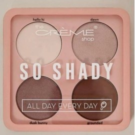 The Creme Shop "So Shady" Eye Palette All Day Every Day Eyeshadow Pallette