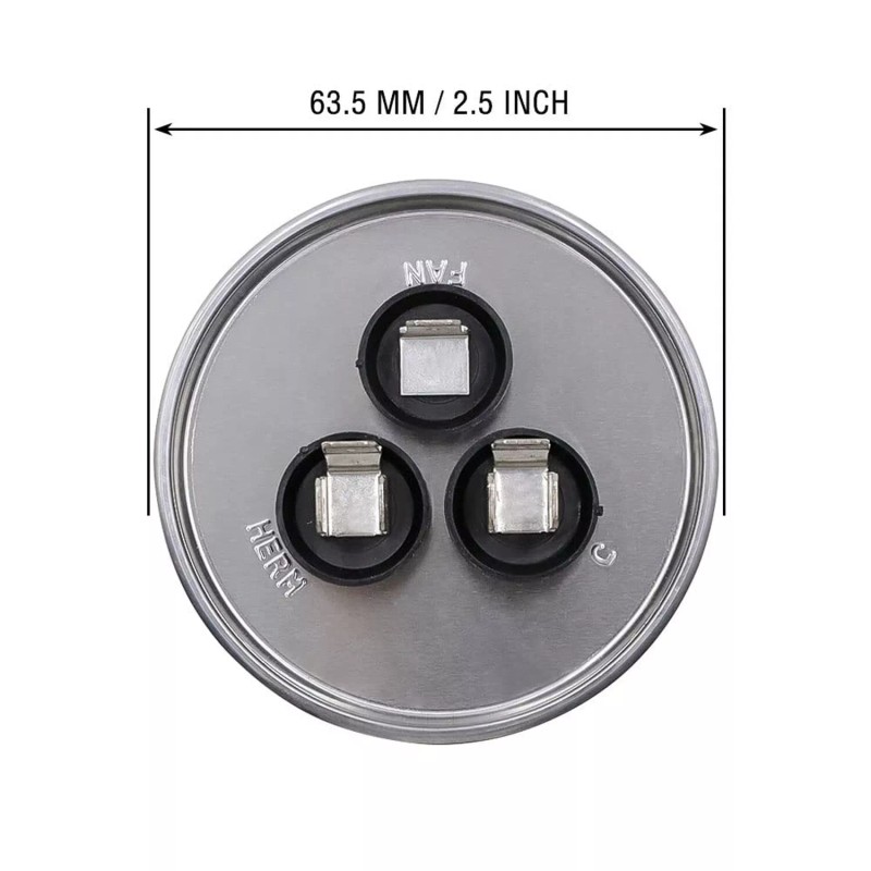 SUREPHON CBB65 70/10 uF 70+10 MFD 370V or 440 Volt