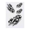 4 x 'Racing Car' Temporary Tattoos - Water Resistant, Skin-Safe,