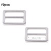 Hapivida Pack of 10 Adjustable Triglides Slides, 25 mm Metal