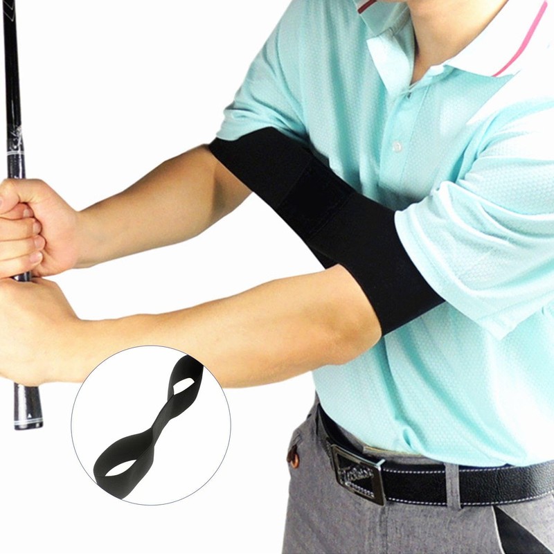 VEHYEGOI 2 Pieces Arm Corrector, Golf Swing Training Aid, Golf