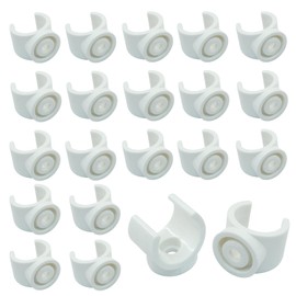 LVADUHF 50 Pack 3/4 Inch PEX Water Pipe Clamps, 20 mm PEX Clips Plastic U Hook for Tubing Hoses Fixing PVC Water Pipe Support Hangers