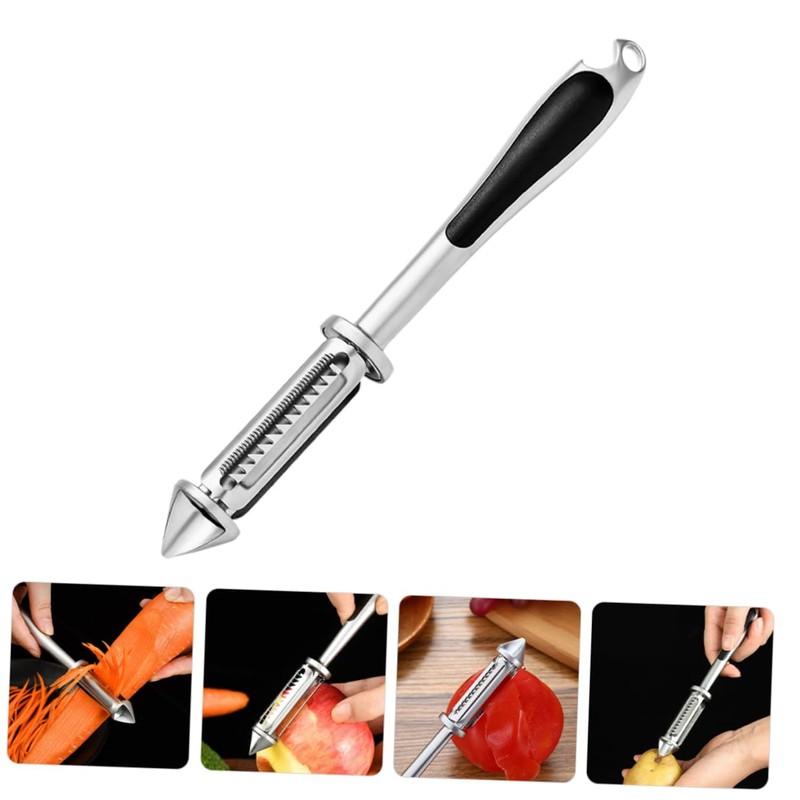 Alipis 2pcs Multifunctional Veggie Peeler Set Kitchen Vegetable Peeler Bottle