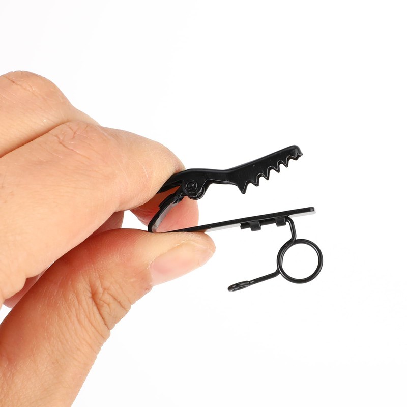 Lavalier Microphone Clip, 3PCS Metal Tie Clips with 3PCS Lapel