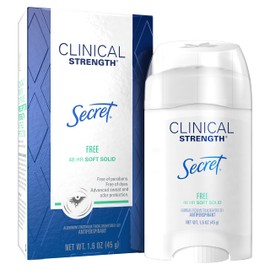 Secret Clinical Strength Anti-Perspirant Deodorant, Sensitive Skin, 1.6 oz (Pack of 11)