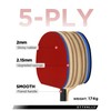 ZTTENLLY Ping Pong Paddle with Carbon Technology | Performance-Series,7-ply Finest