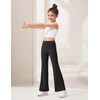 HASMES 3 Pack Girls Flare Leggings Kids Bell Bottom High