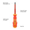 Gunpla 11 Pieces VDE Insulated Screwdriver Set, 1000V with Black
