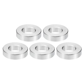 PATIKIL M8 Stainless Steel Spacers, 5Pcs Metal Spacer Stainless Steel 8.2mm ID x 16mm OD x 4mm L Stainless Steel Spacer Screw Standoff for 5/16" or M8 Screw