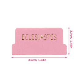 Operitacx Leather Bible Tabs Bible Study Supplies Bible Tabs for Women and Men 66 Bible Tabs for Old and New Testament, Additional 14 Blank Tabs Religious Christian