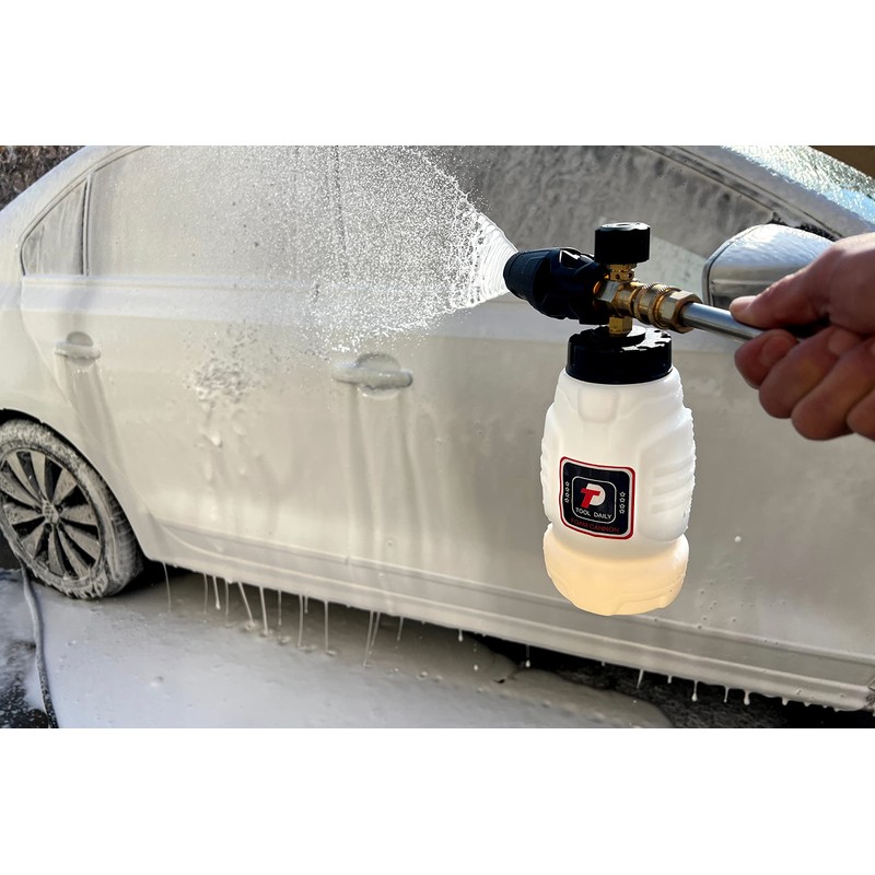 Tool Daily Foam Cannon, 1/4 Inch Quick Connect, Power Washer