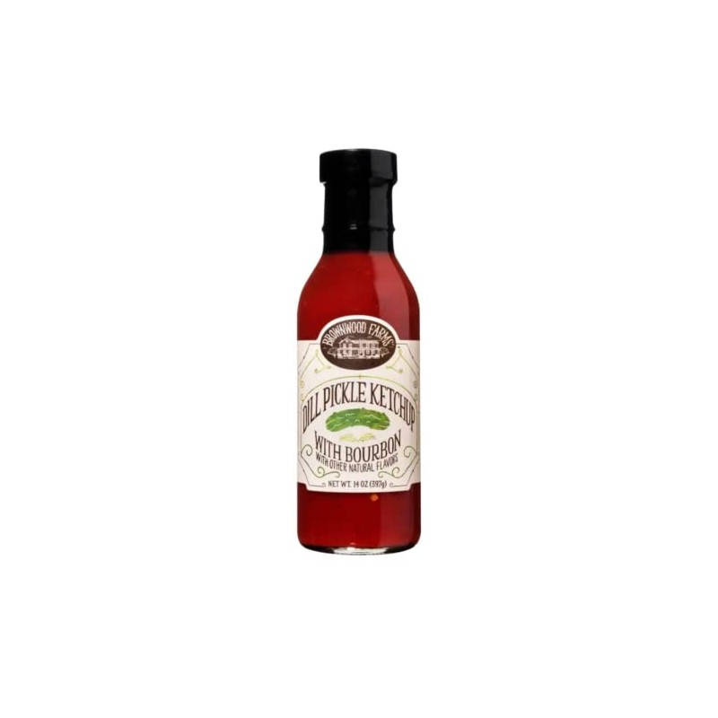 BROWNWOOD FARMS Dill Pickle Ketchup with Bourbon, 14 OZ