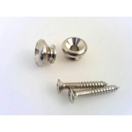 True Custom Shop® Nickel Strap Buttons for Gibson Les Paul Epiphone and SG