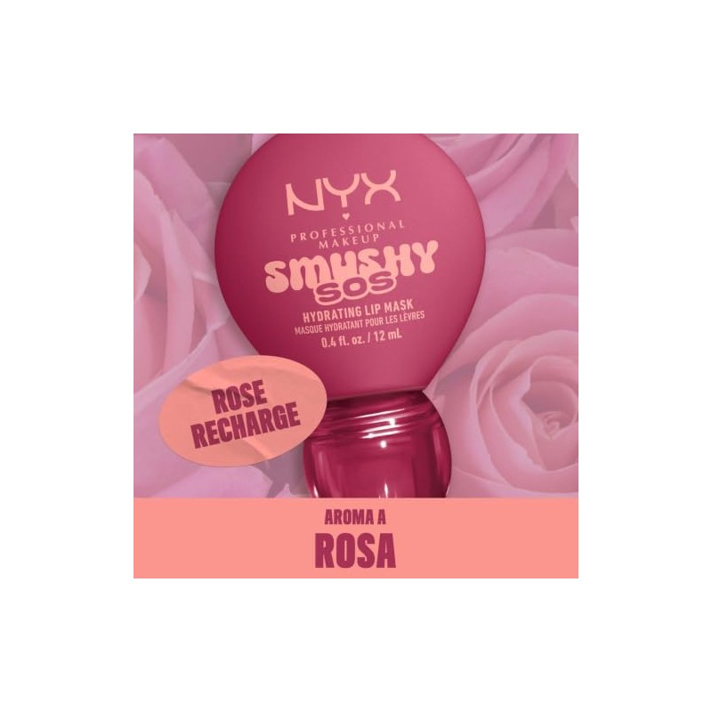NYX Professional Makeup, Smushy SOS, Mascarilla Labial Hidratante Tipo Balsamo