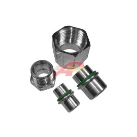 AP Air 1993-2002 Chevy Express GMC Savana Rear A/C Block Off Fittings 28mm 20mm