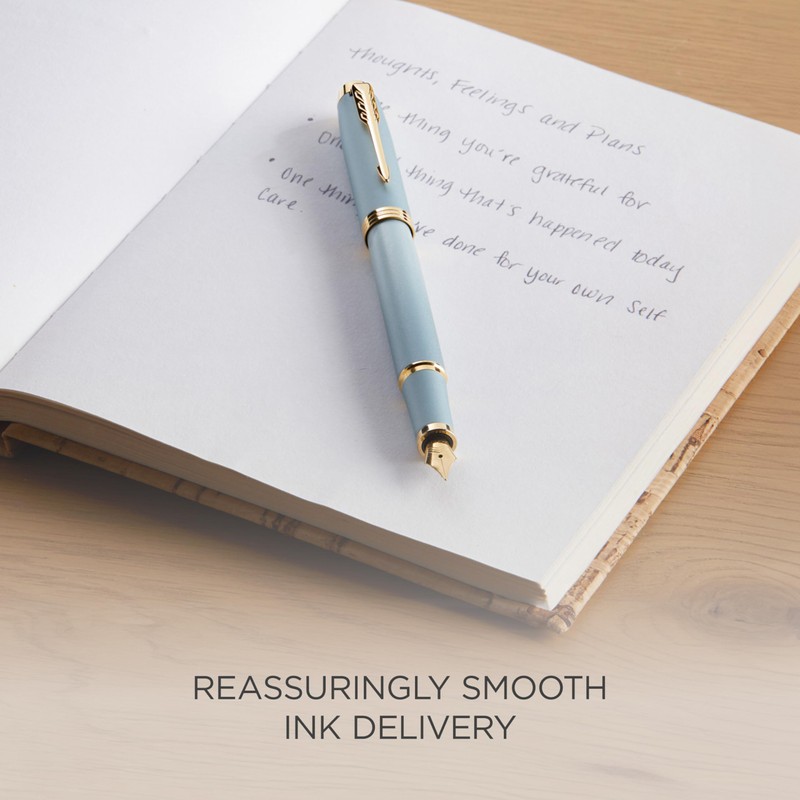 Parker IM Writing Rituals Fountain Pen, Green Gradient Case, Gold