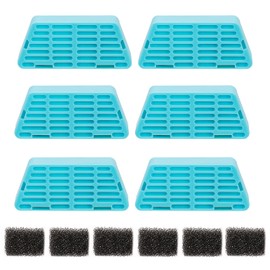 VinDox 2.5 L Cat Fountain Wireless Filter and 6 Activated Carbon Ion Exchange Resin Filter and 6 Pieces Pump Foam Filter