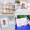12 Pieces Acrylic Stands Clear Place Card Holders , Card