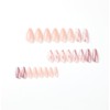 Gloss & Go 24 Reusable Artificial Fake Nail Set| Peach