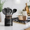 Barnyard Designs Ceramic Farmhouse Utensil Holder for Kitchen Counter, Large
