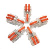 MTUERANC Wire Connectors, 5Pack Compact Lever Wire Nuts Connectors Wire