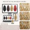 Doxken Claw Clip Ponytail Extension 14 Inch Brown Lightweight Wavy