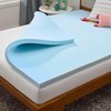 LINENSPA Memory Foam Mattress Topper - 2 Inch Gel Infused