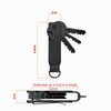 AtEaze Compact Metal Key Organizer Holds up to 6 Keys