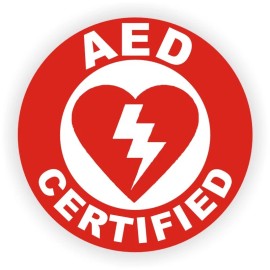 Unbranded/Generic 20 pack AED Certified Hard Hat Stickers / Helmet Decals Rescue First Aid CPR EMT
