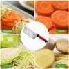 Dual Blade Julienne Cutter, Stainless Steel Cabbage Shredder for Coleslaw