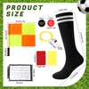 Hoemwarm 5 Pack Soccer Referee Flags Kit, Referee Accessories Set