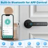Zengtumy Fingerprint Door Lock, Door Locks for Bedrooms, Biometric Door